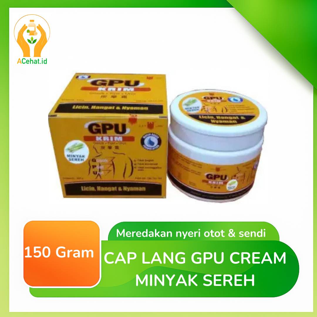Cap Lang Gpu Cream Minyak Sereh 150 G