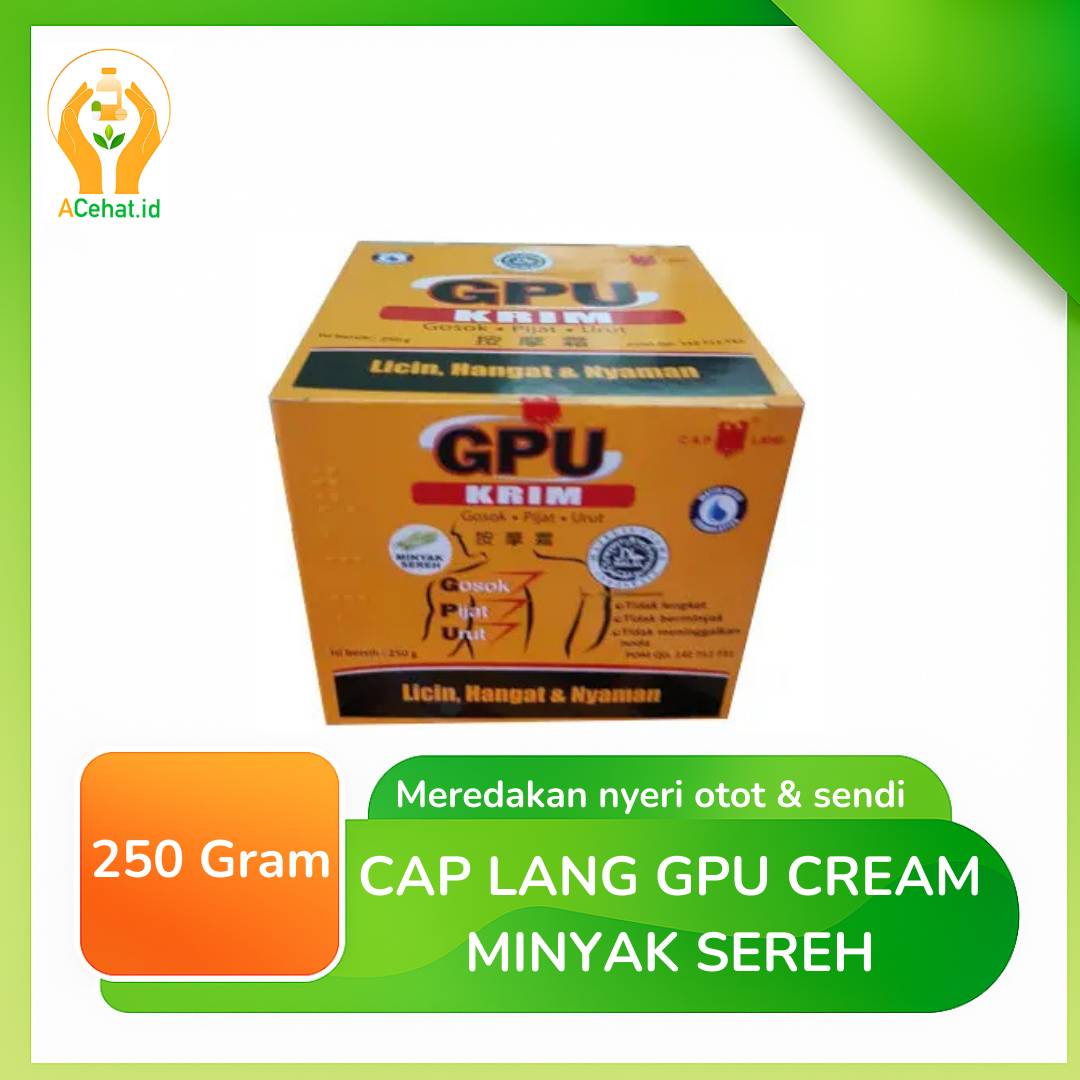 Cap Lang Gpu Cream Minyak Sereh 250 G