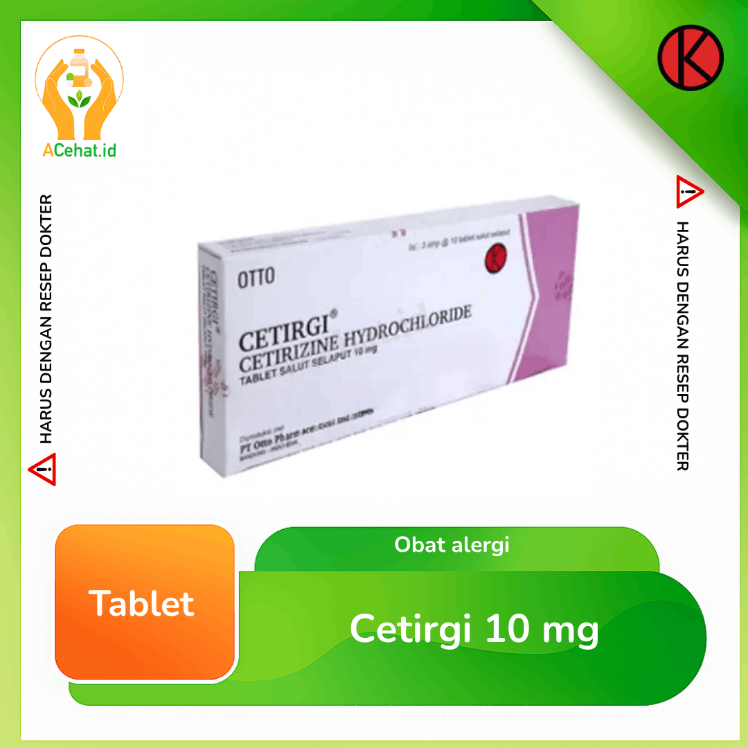 Cetirgi 10 mg 10 Tablet