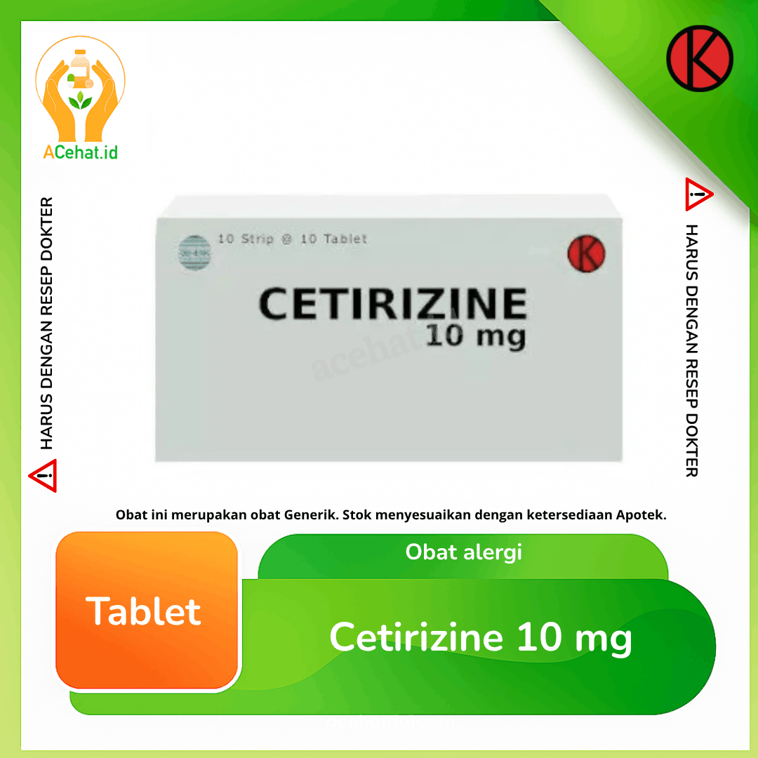 Cetirizine 10 mg 10 Tablet