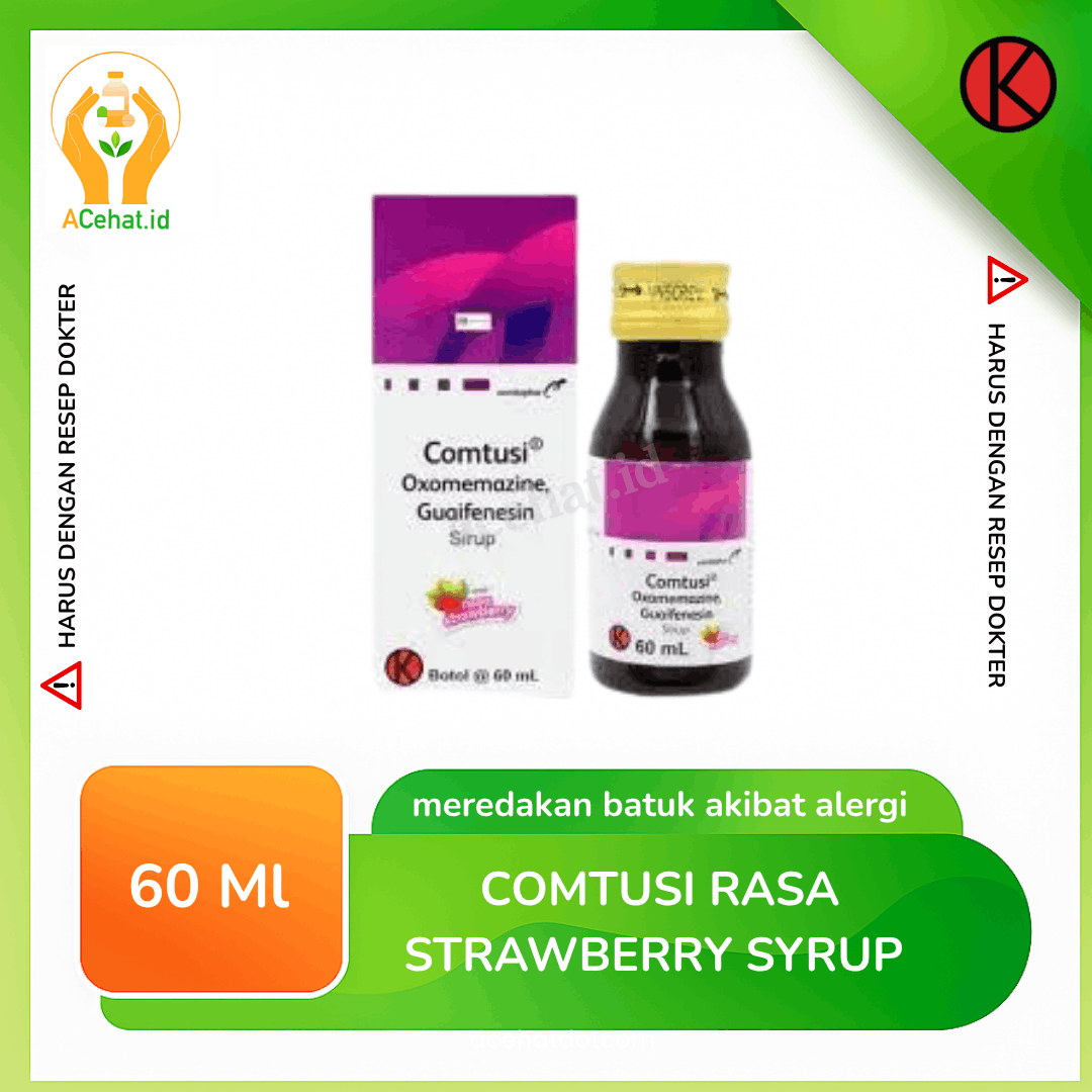 Comtusi Rasa Strawberry Syrup 60 ml