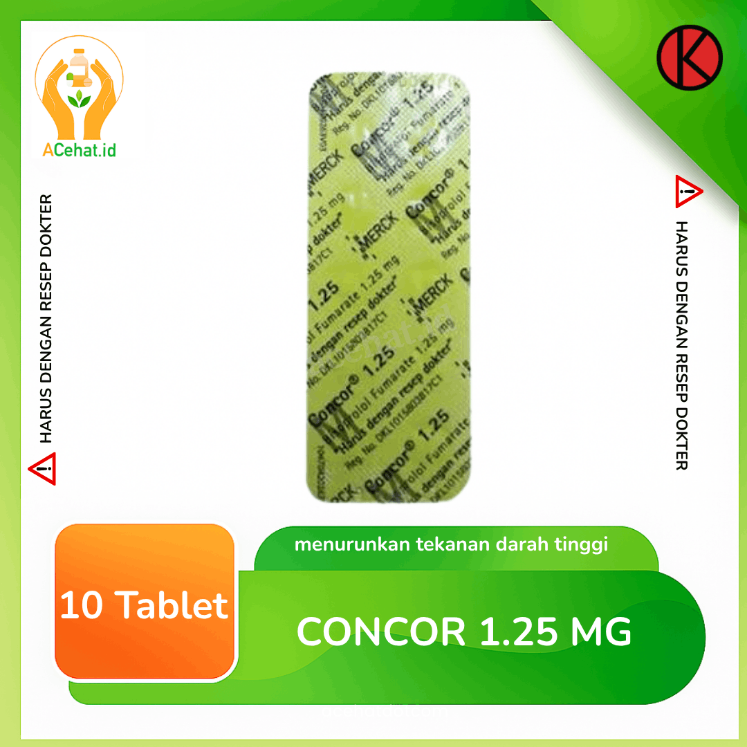 Concor 1.25 mg Tablet
