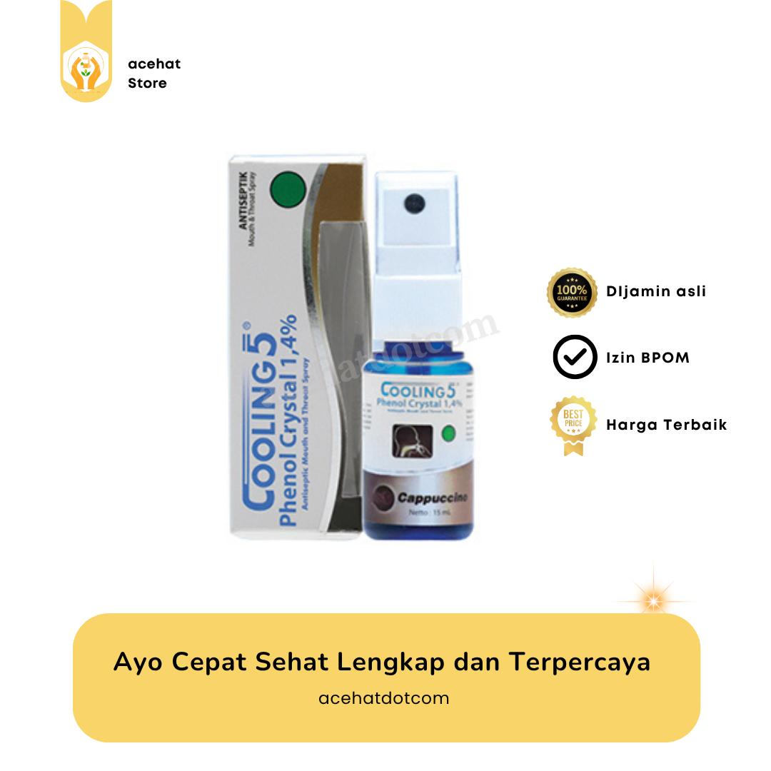 COOLING 5 CAPPUCINO 15 ML SPRAY