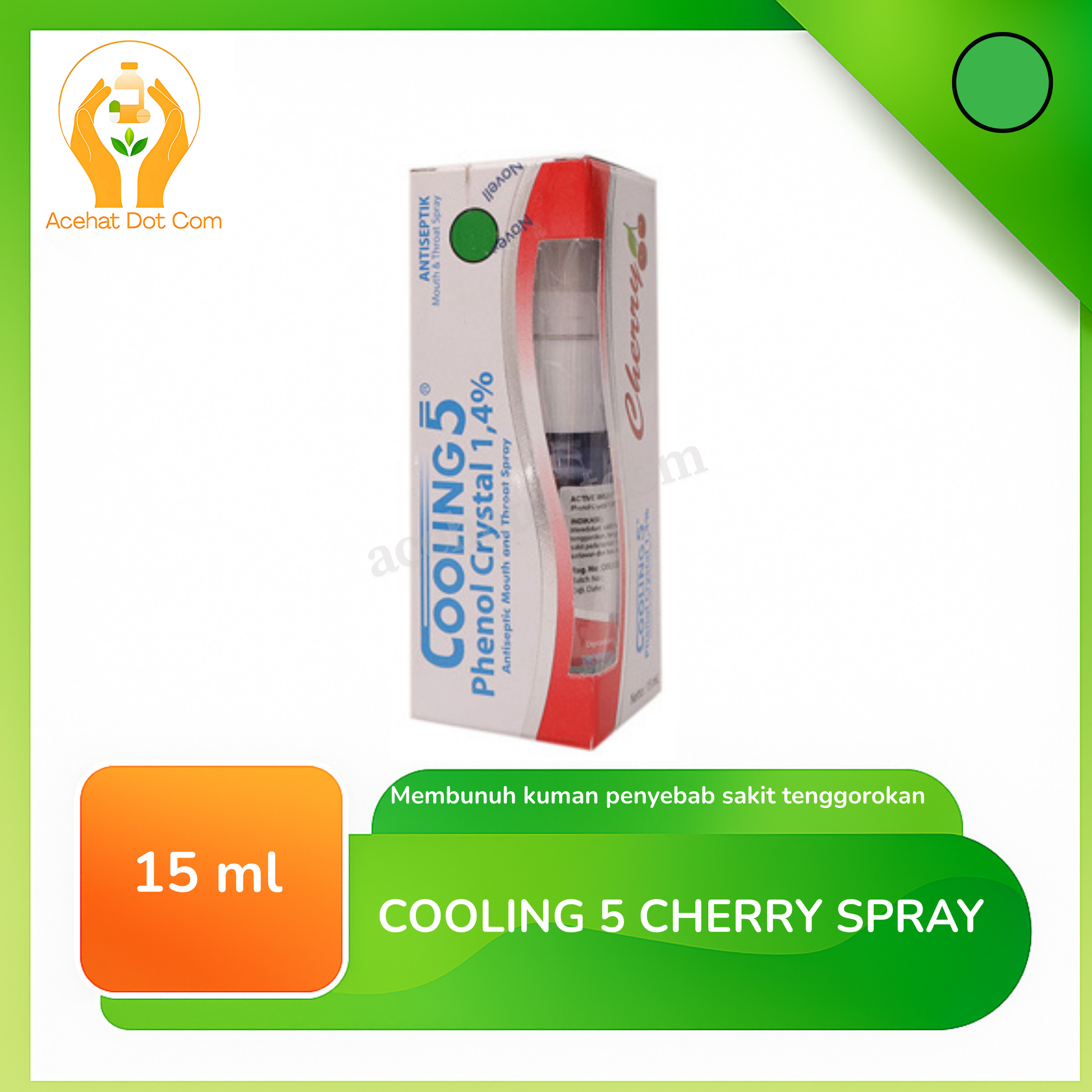 COOLING 5 CHERRY FLAVOUR 15 ML SPRAY