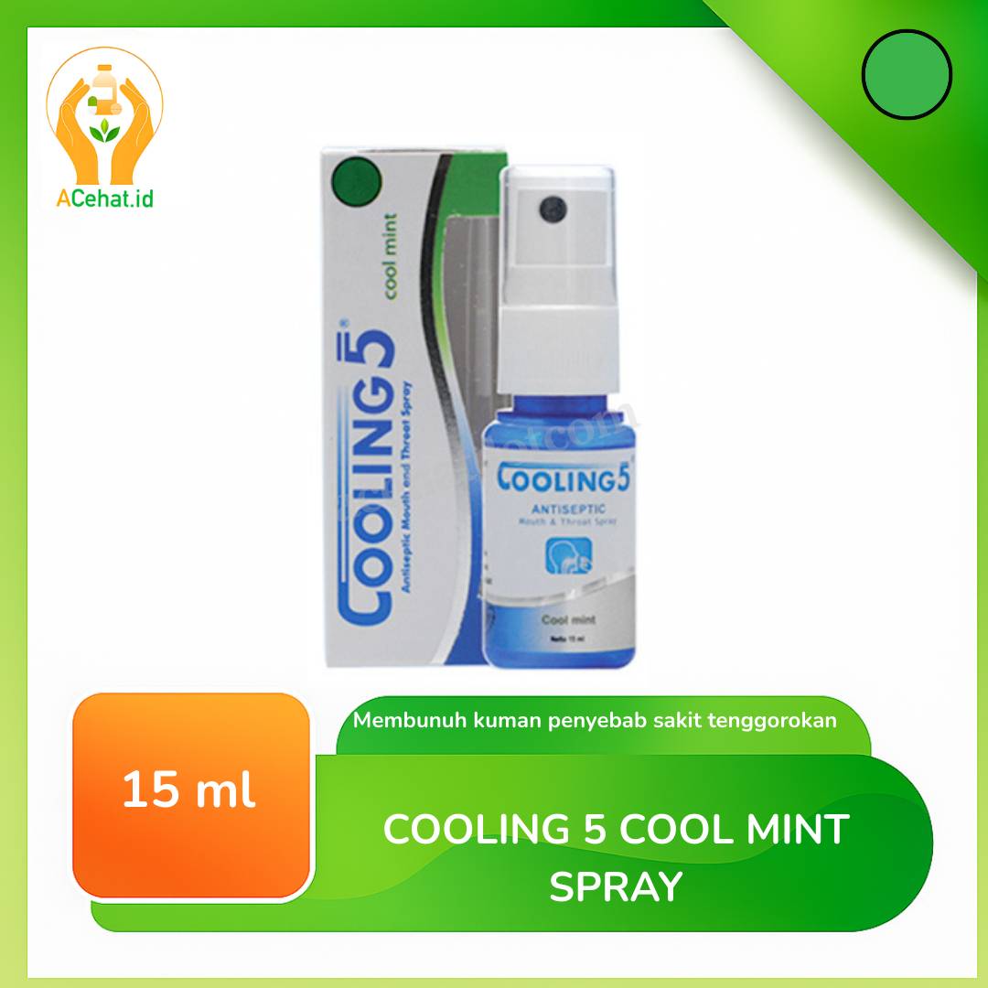 SEMPROTAN PENDINGIN 5 COOL MINT 15 ML 