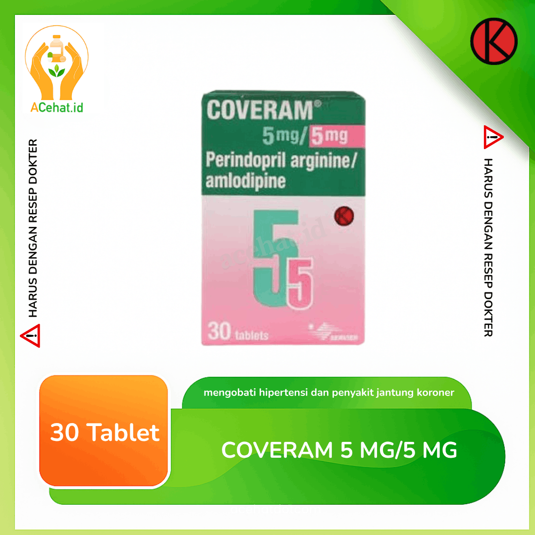 Coveram 5 mg/5 mg 30 Tablet