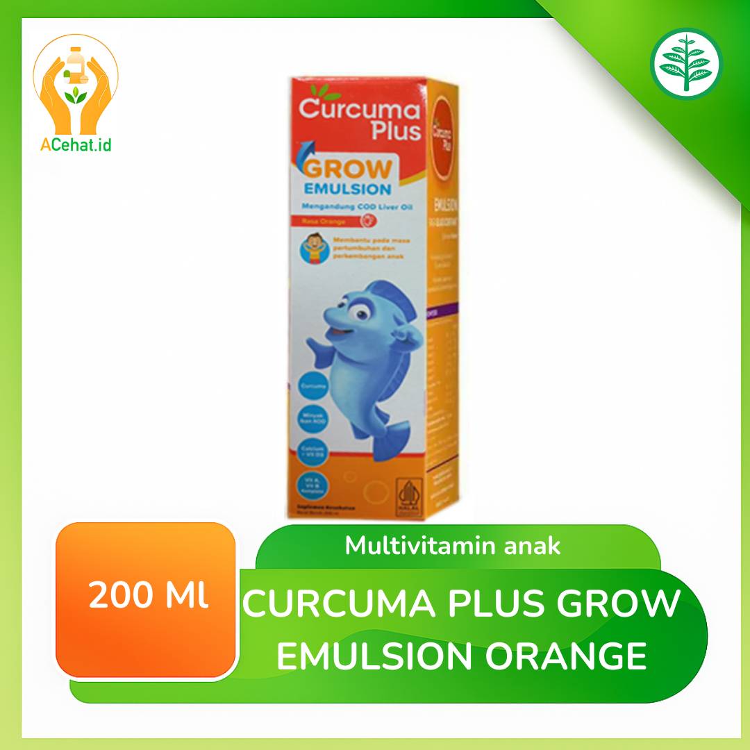 CURCUMA PLUS GROW EMULSIOON ORANGE 200 ML