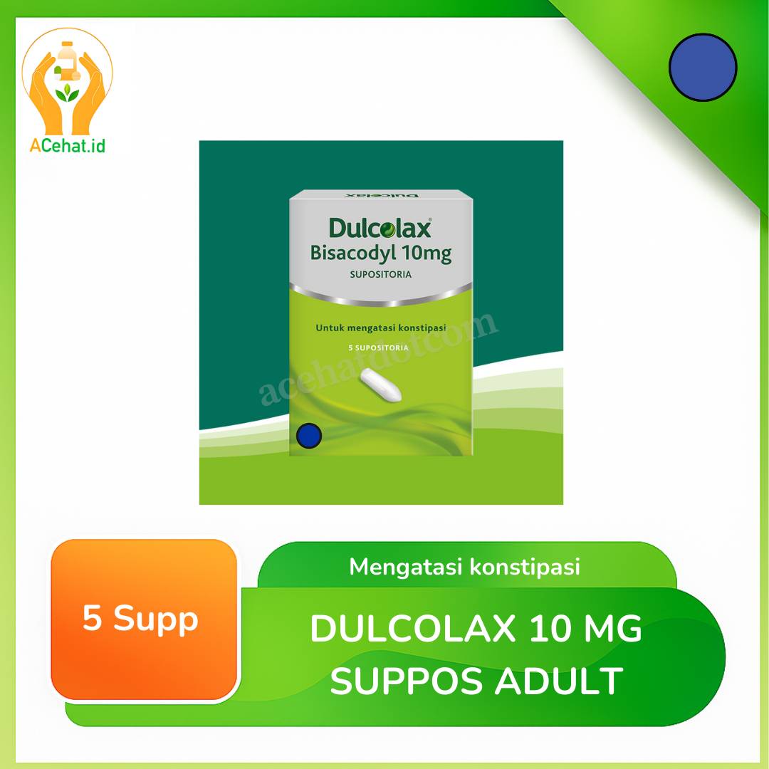 DULCOLAX 10 MG SUPPOS ADULT @50 SUPP