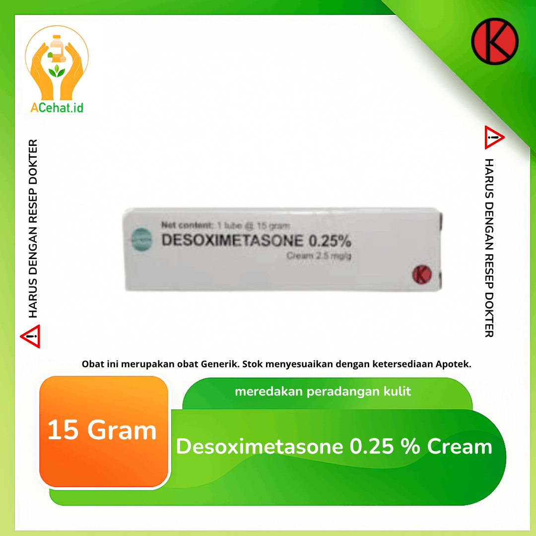 Desoximetasone 0.25 % Cream 15 gr