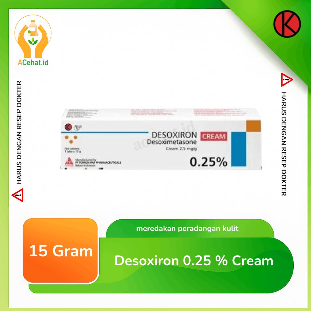Desoxiron Cream 0.25% 15 g