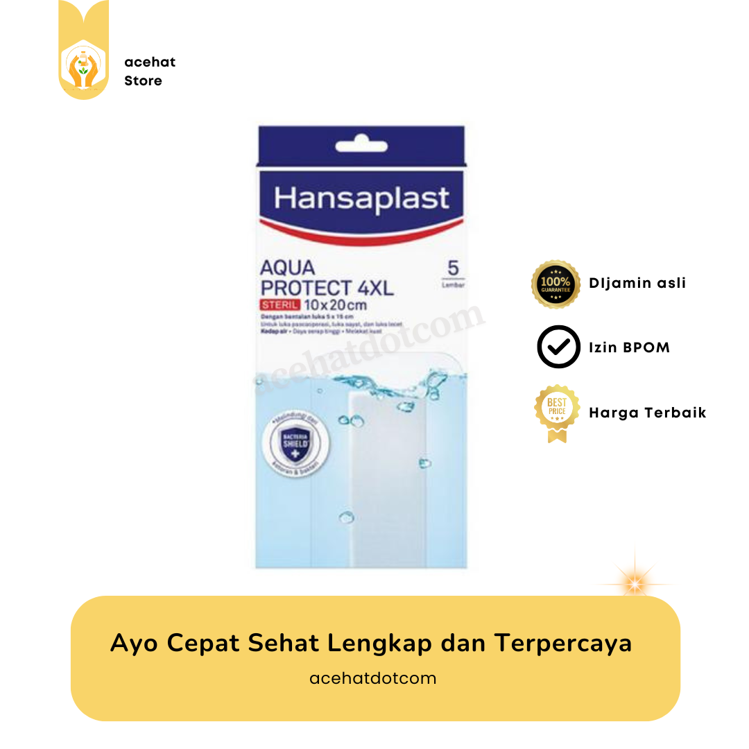 HANSAPLAST AQUA PROTECT STERIL 4XL 10x20 CM ISI 5