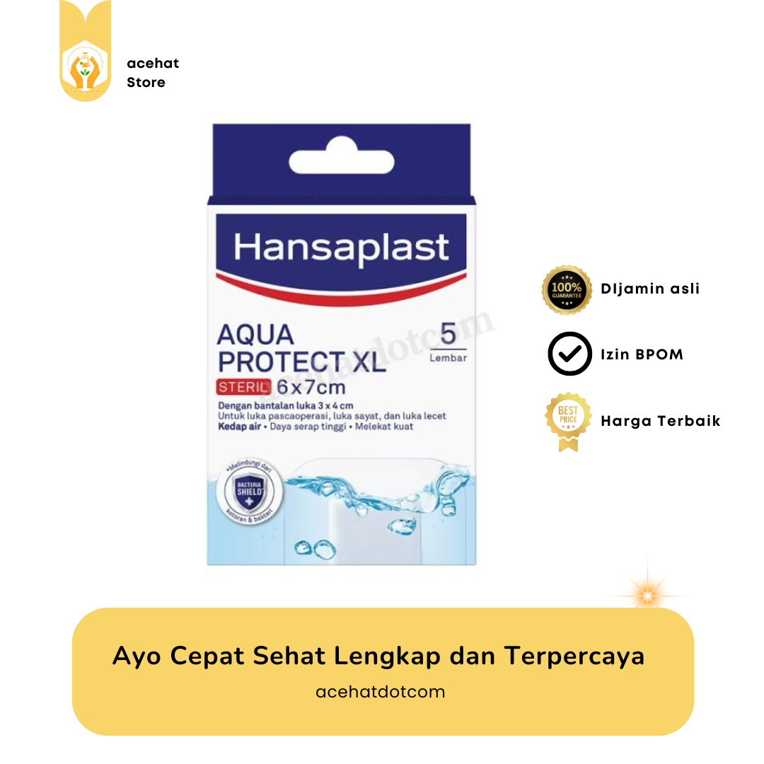 HANSAPLAST AQUA PROTECT STERIL XL 6X7 CM ISI 5