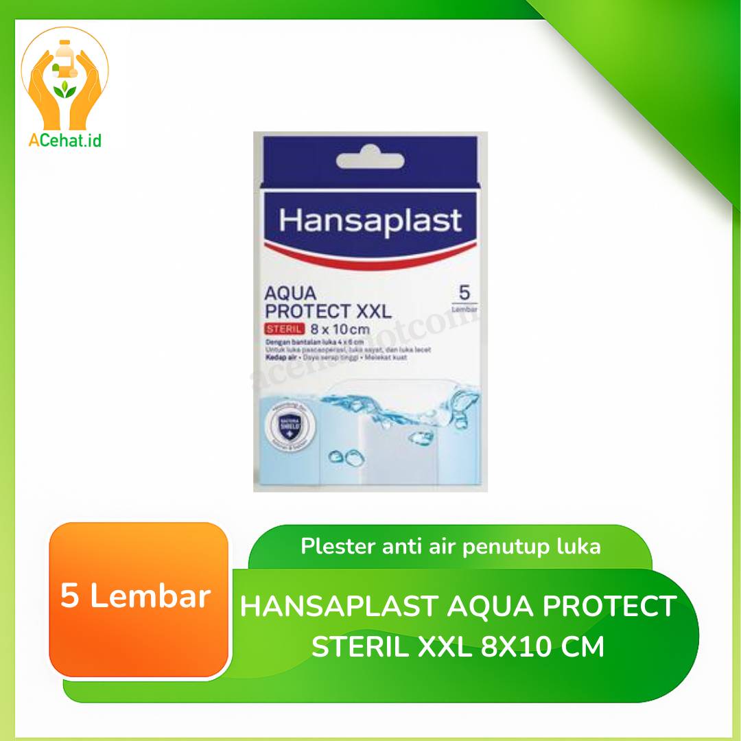 HANSAPLAST AQUA PROTECT STERIL XXL 8X10 CM ISI 5