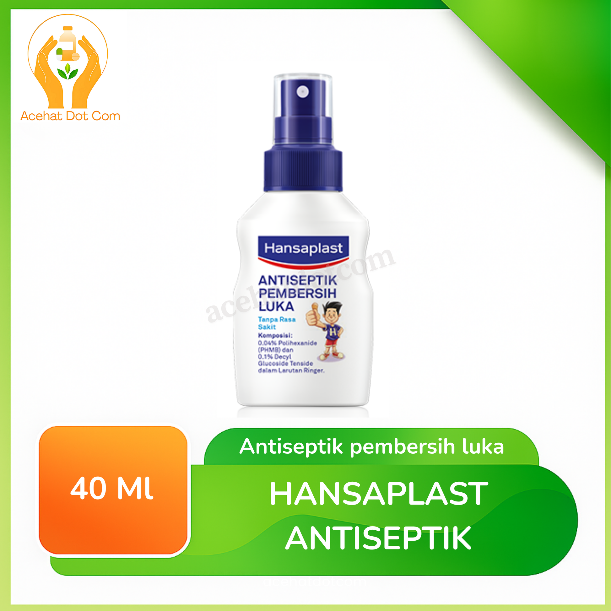 HANSAPLAST ASEPTIK PEMBERSIH LUKA 40 ML