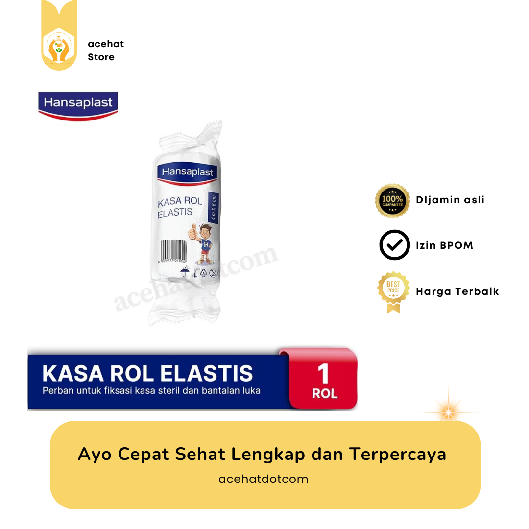 HANSAPLAST KASA ROL ELASTIS 4 M X 6 CM