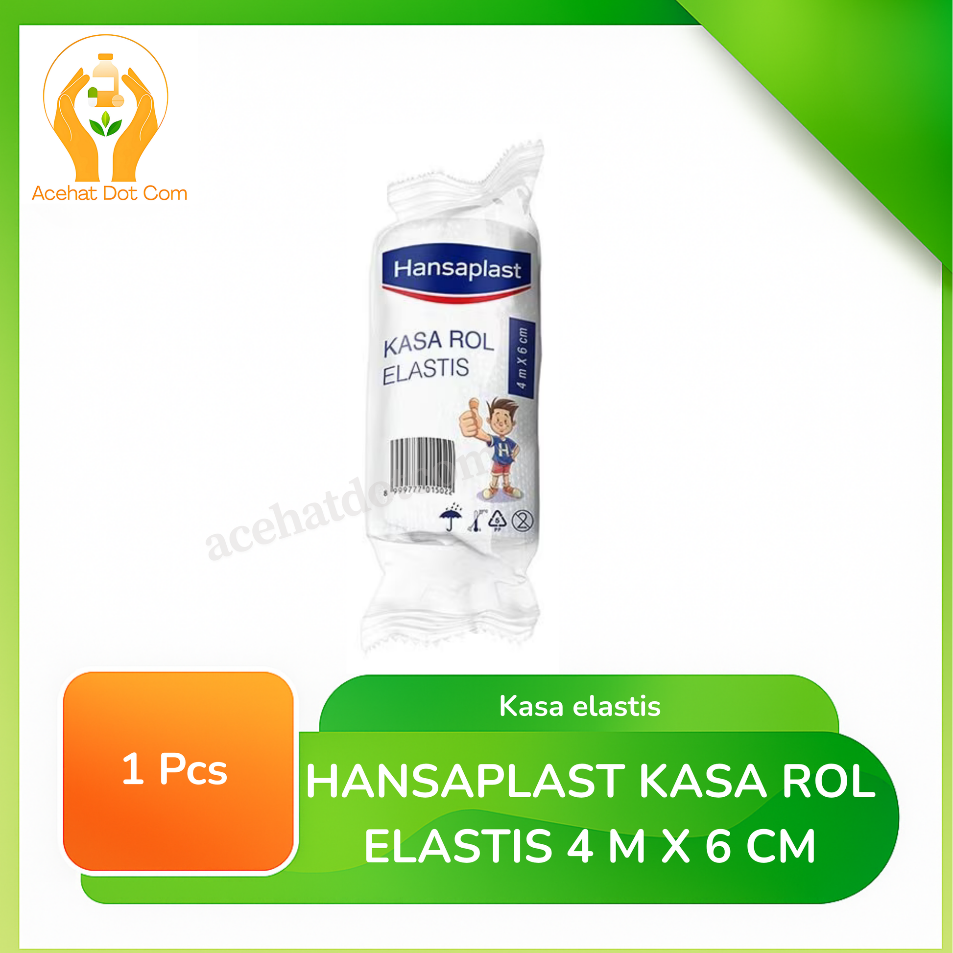 HANSAPLAST KASA ROL ELASTIS 4 M X 6 CM