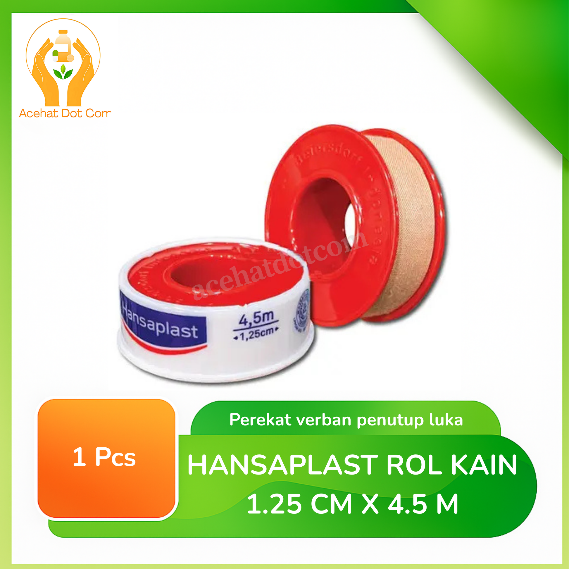 HANSAPLAST ROL KAIN 1,25 CM X 4,5 M 