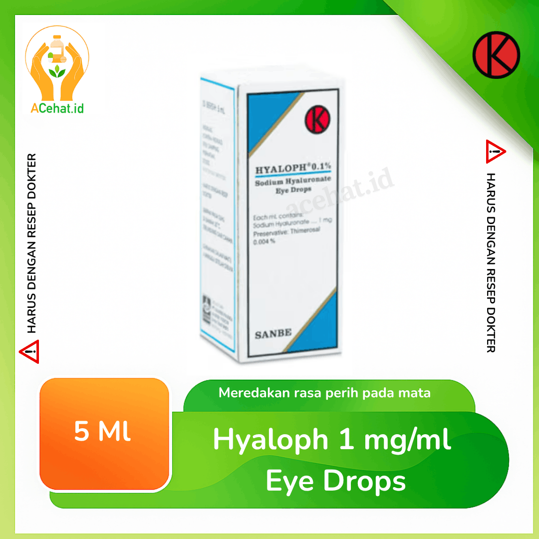 Hyaloph 1 mg/ml Eye Drops 5 ml
