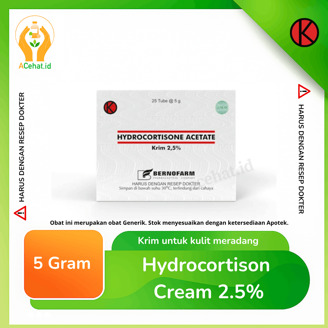 Hydrocortison Cream 2.5% 5 g