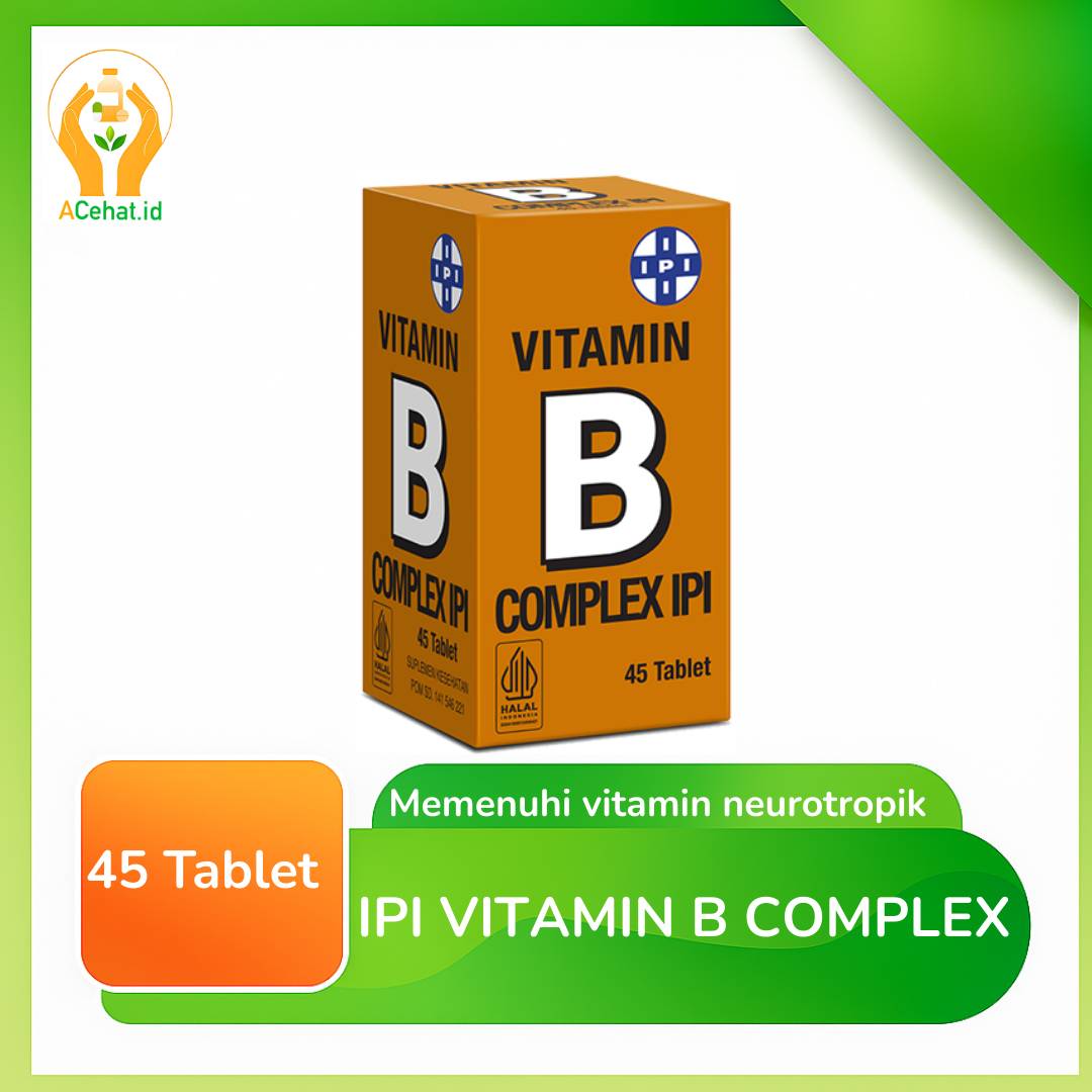 IPI VITAMIN B COMPLEX ISI 45 TAB