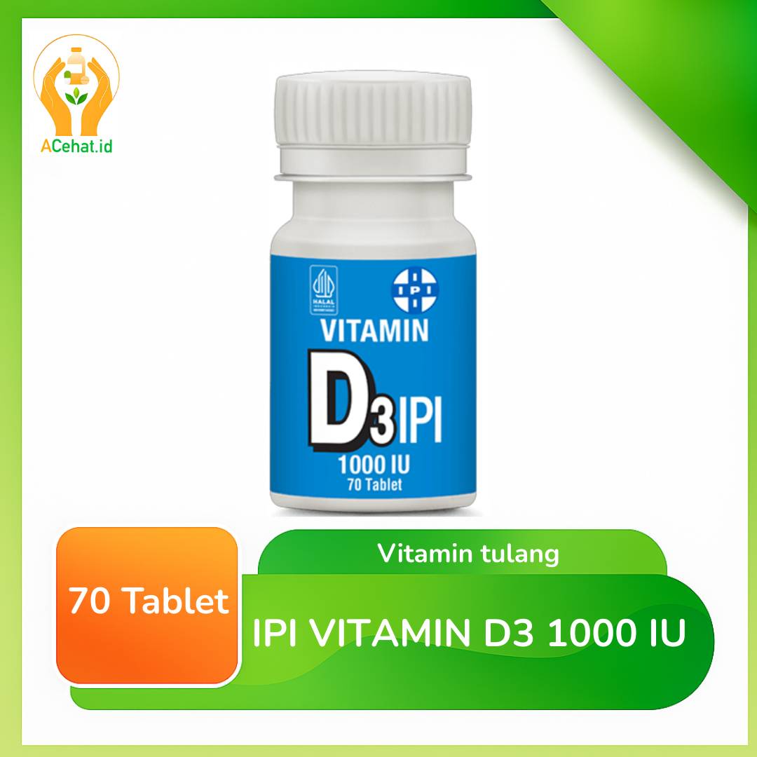 IPI VITAMIN D3 1000 IU ISI 70 TAB