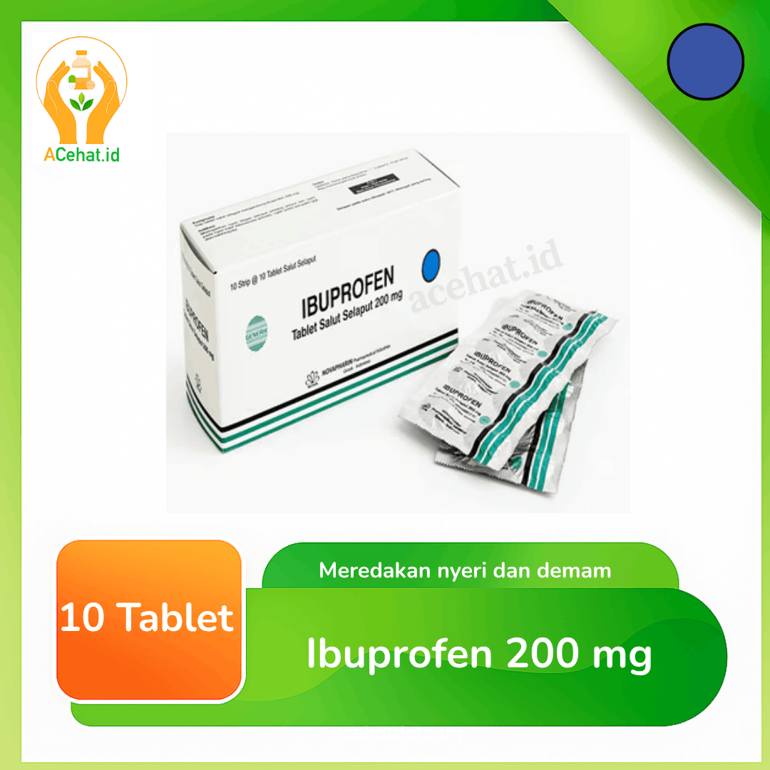 Ibuprofen 200 mg 10 Tablet