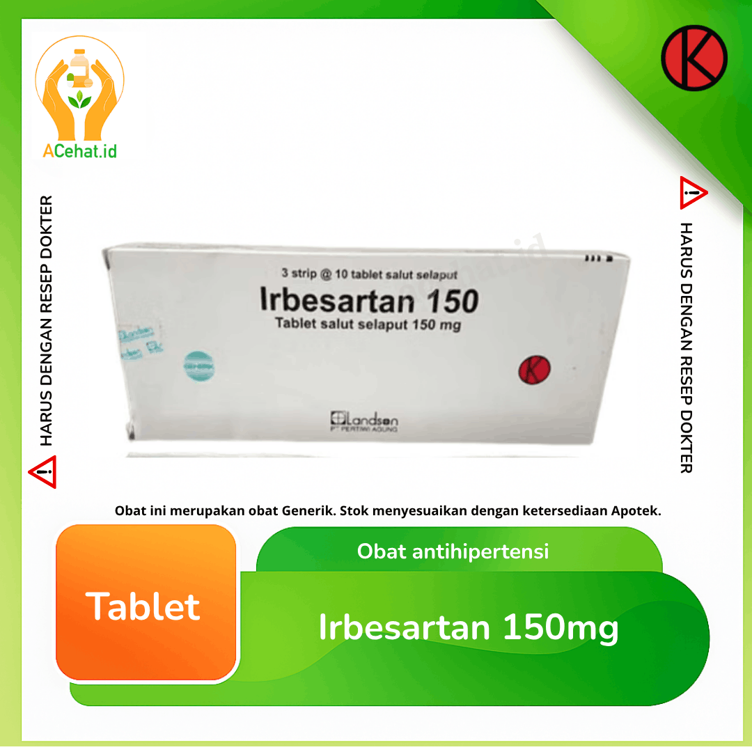 Irbesartan 150mg 10 Tablet