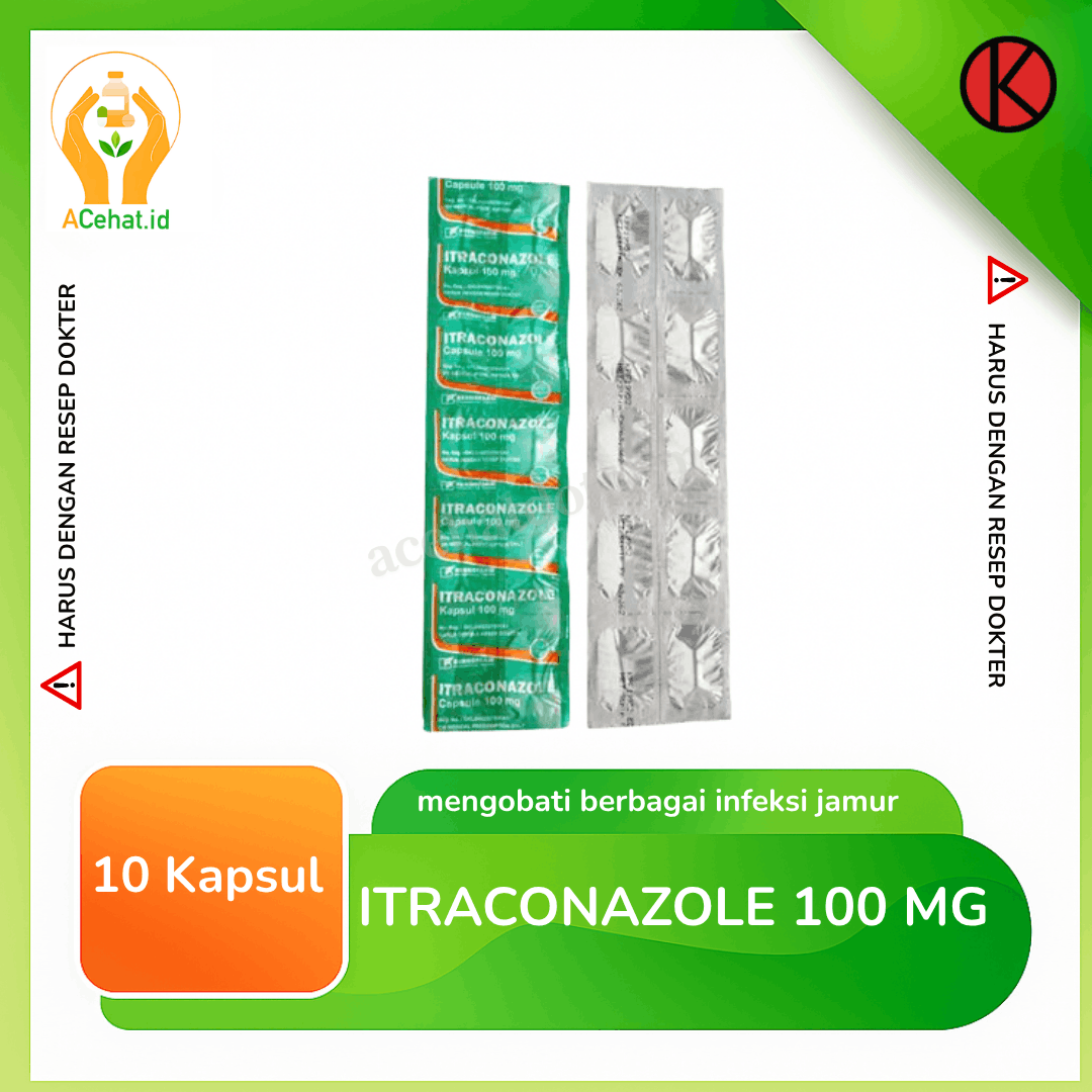 Itraconazole 100 mg Kapsul