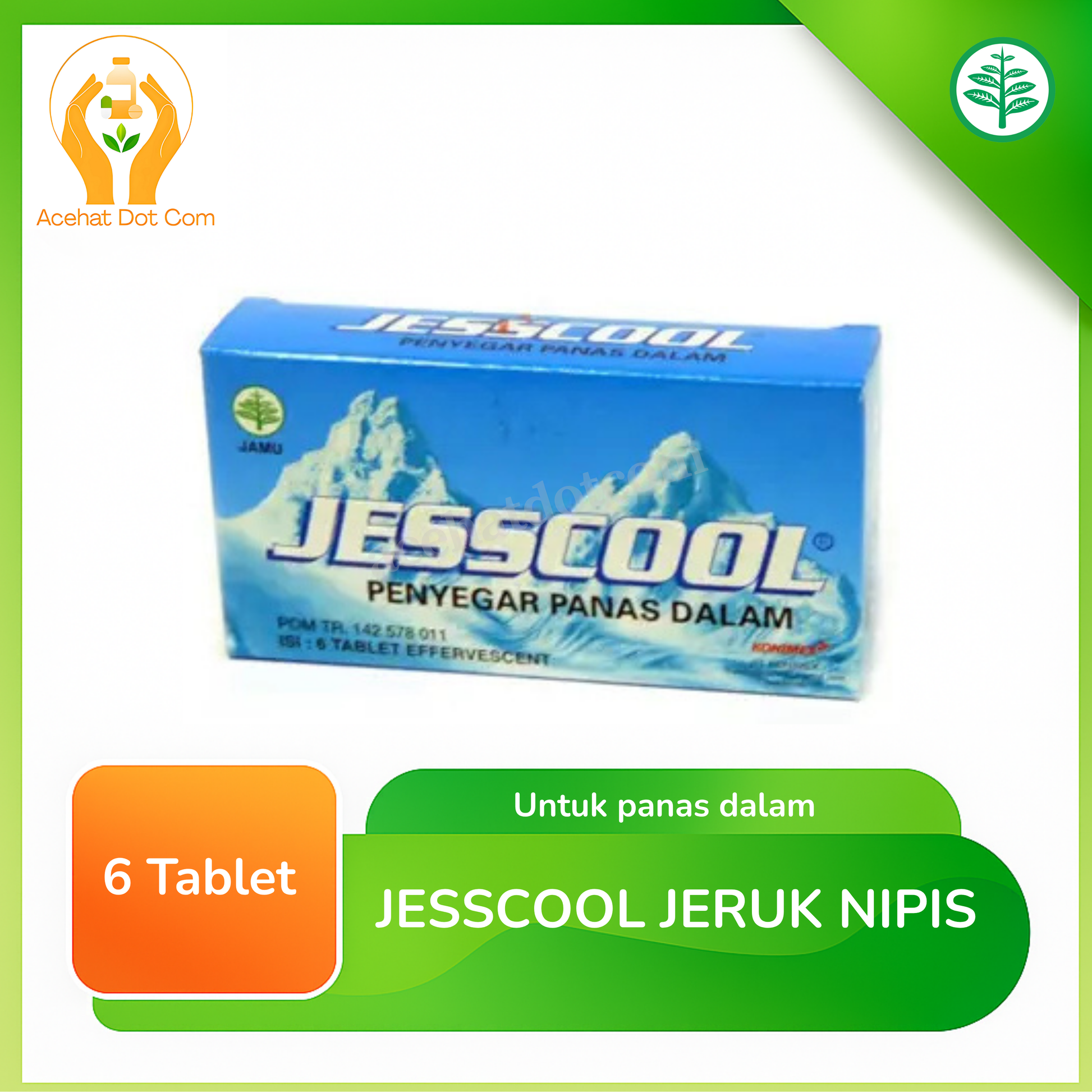 JESSCOOL JERUK NIPIS @6 TAB EFF