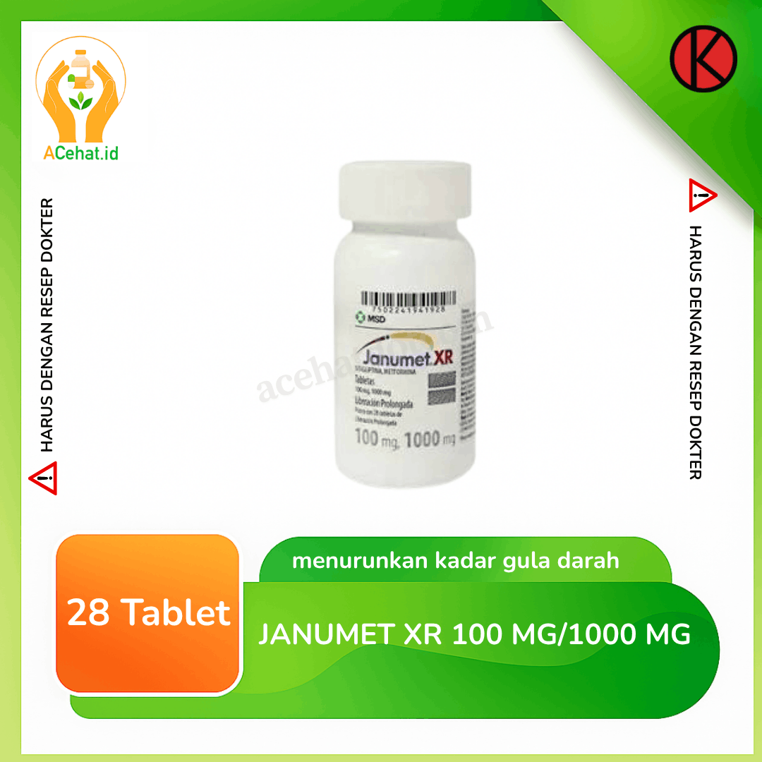 Janumet XR 100mg/1000 mg 28 Tablet