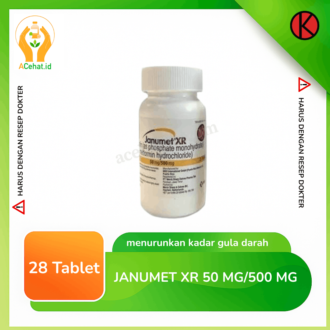 Janumet XR 50mg/500 mg 28 Tablet