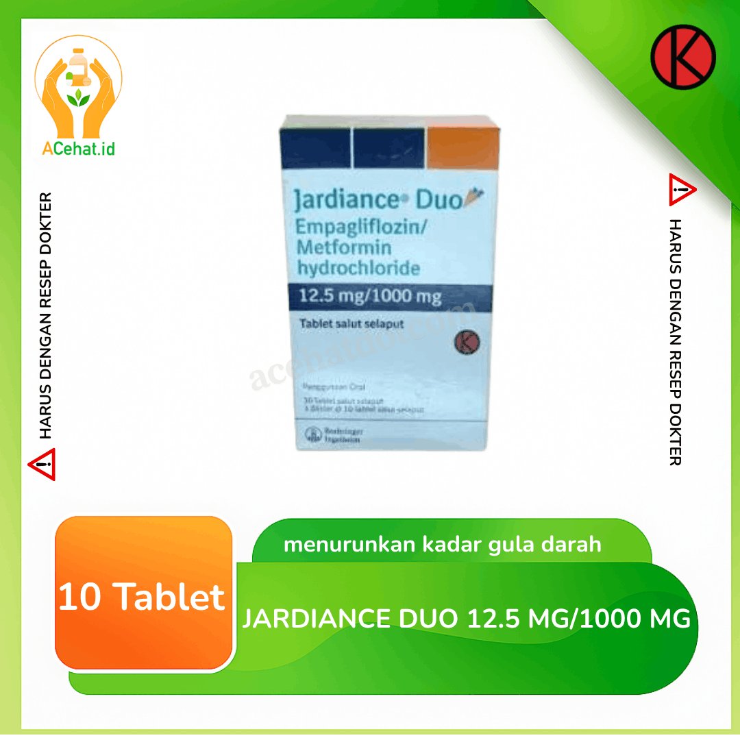 Jardiance Duo 12.5 mg/1000 mg 10 Tablet