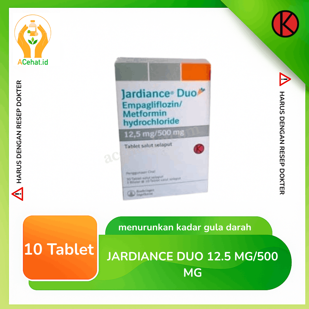 Jardiance Duo 12.5 mg/500 mg 10 Tablet