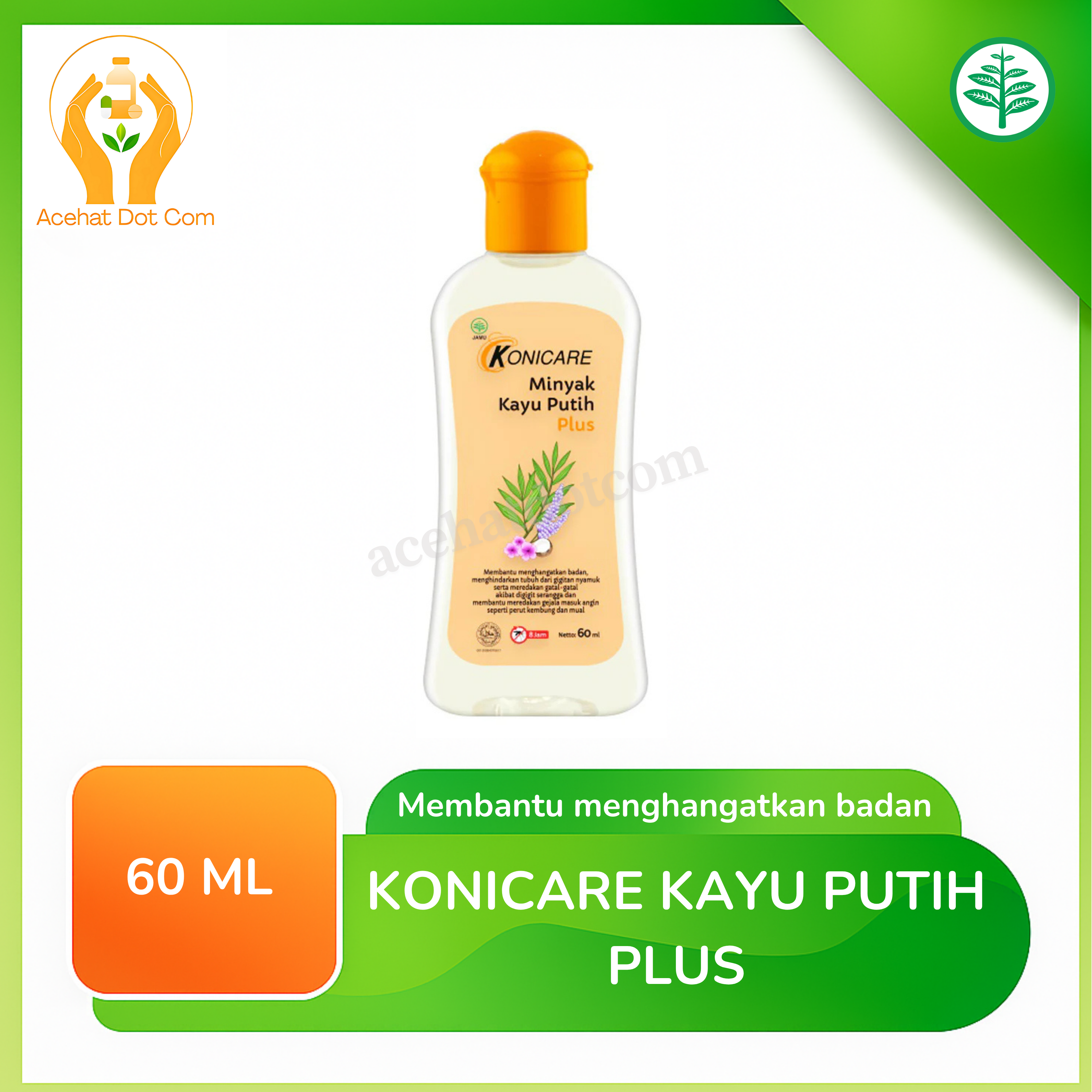KONICARE KAYU PUTIH PLUS 60 ML – acehat