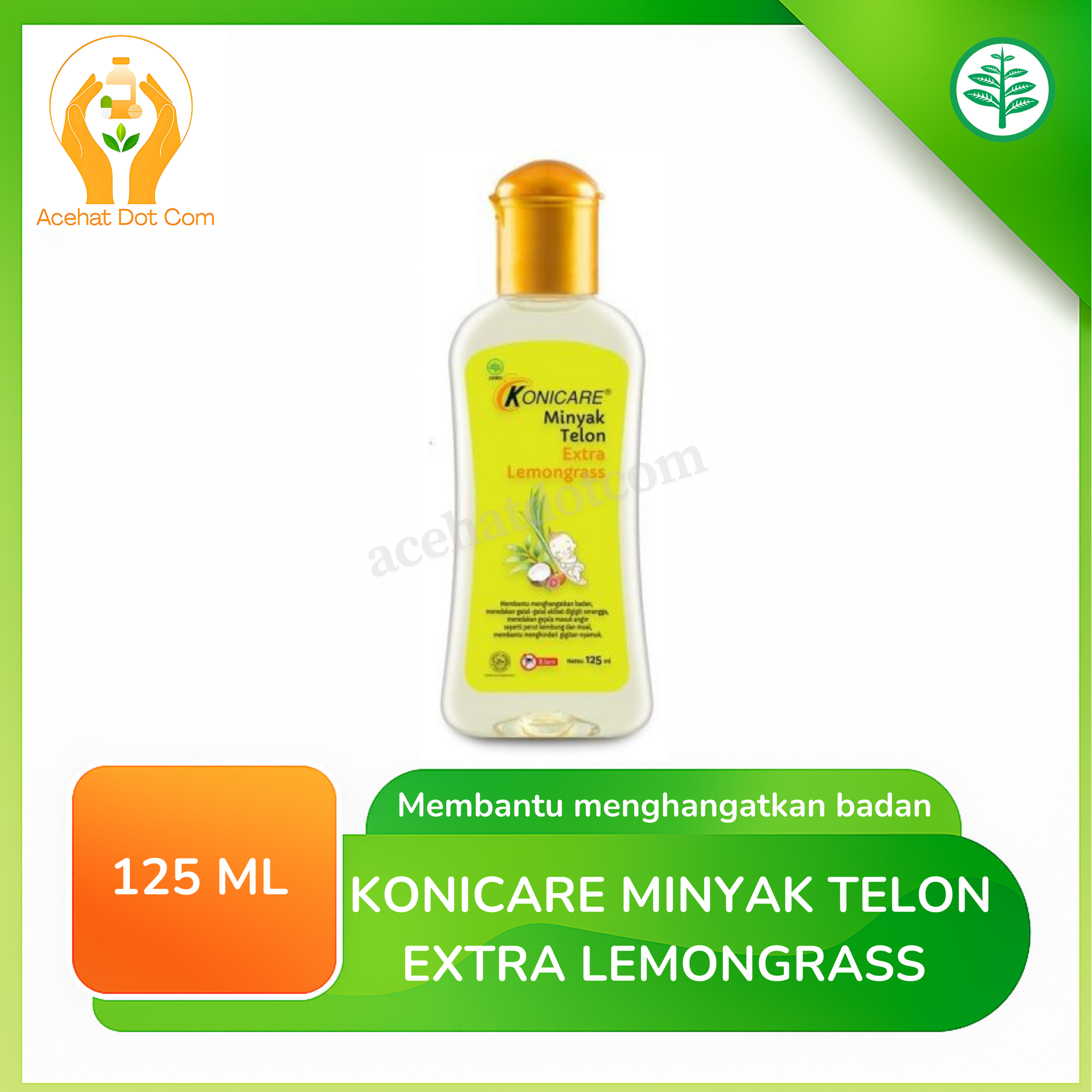 KONICARE MINYAK TELON EXTRA LEMONGRASS 125 