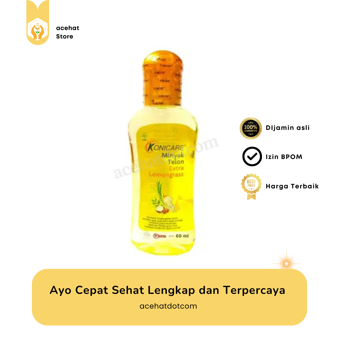 KONICARE MINYAK TELON EXTRA LEMONGRASS 60 ML 