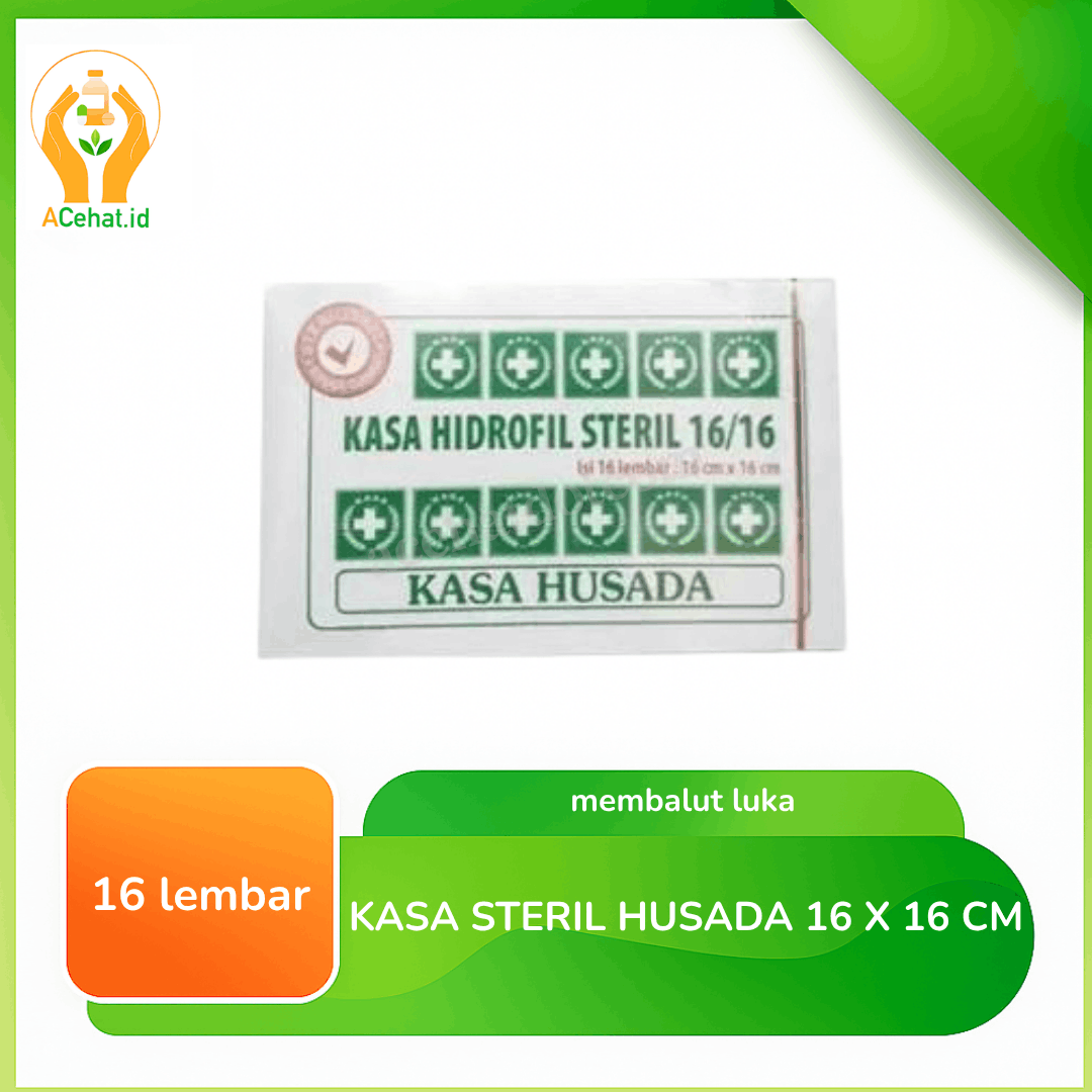 Kasa Steril Husada 16 X 16 cm 16 Lembar