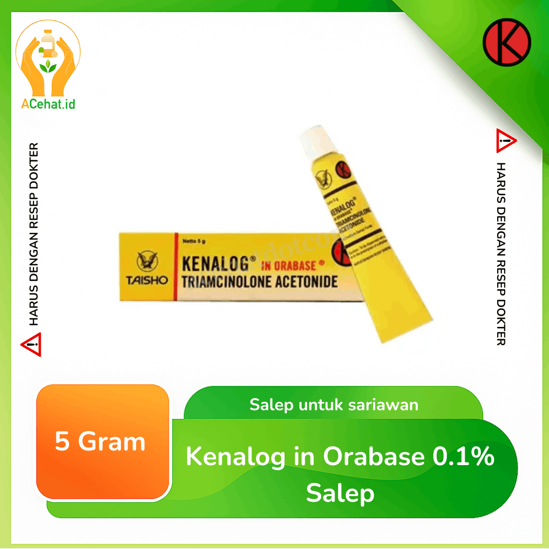 Kenalog in Orabase 0.1% Salep 5 g