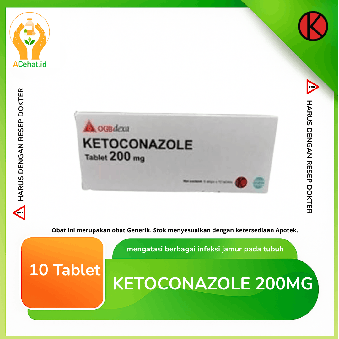 Ketoconazole 200 mg 10 Tablet