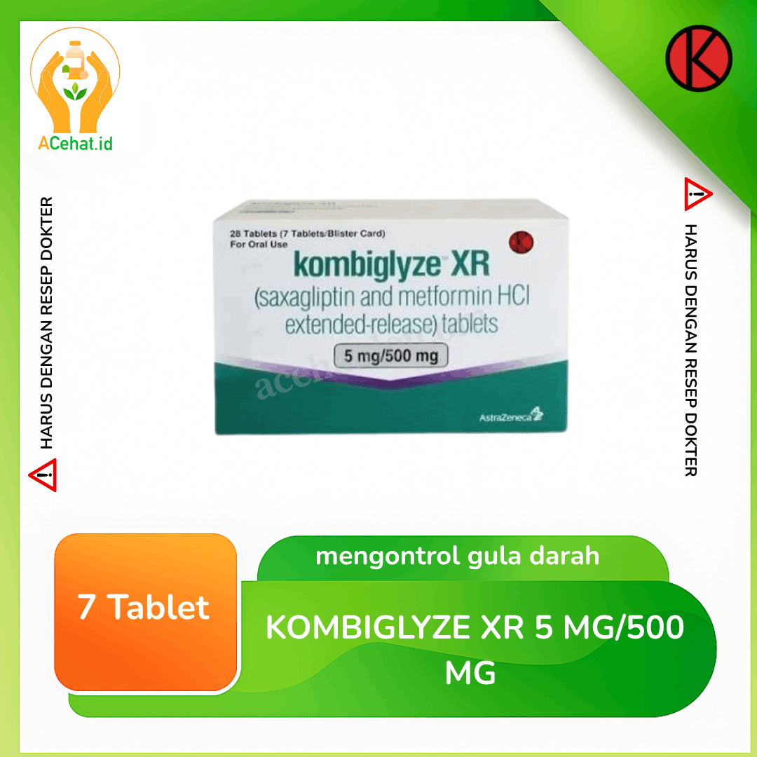 Kombiglyze XR 5 mg/500 mg 7 Tablet