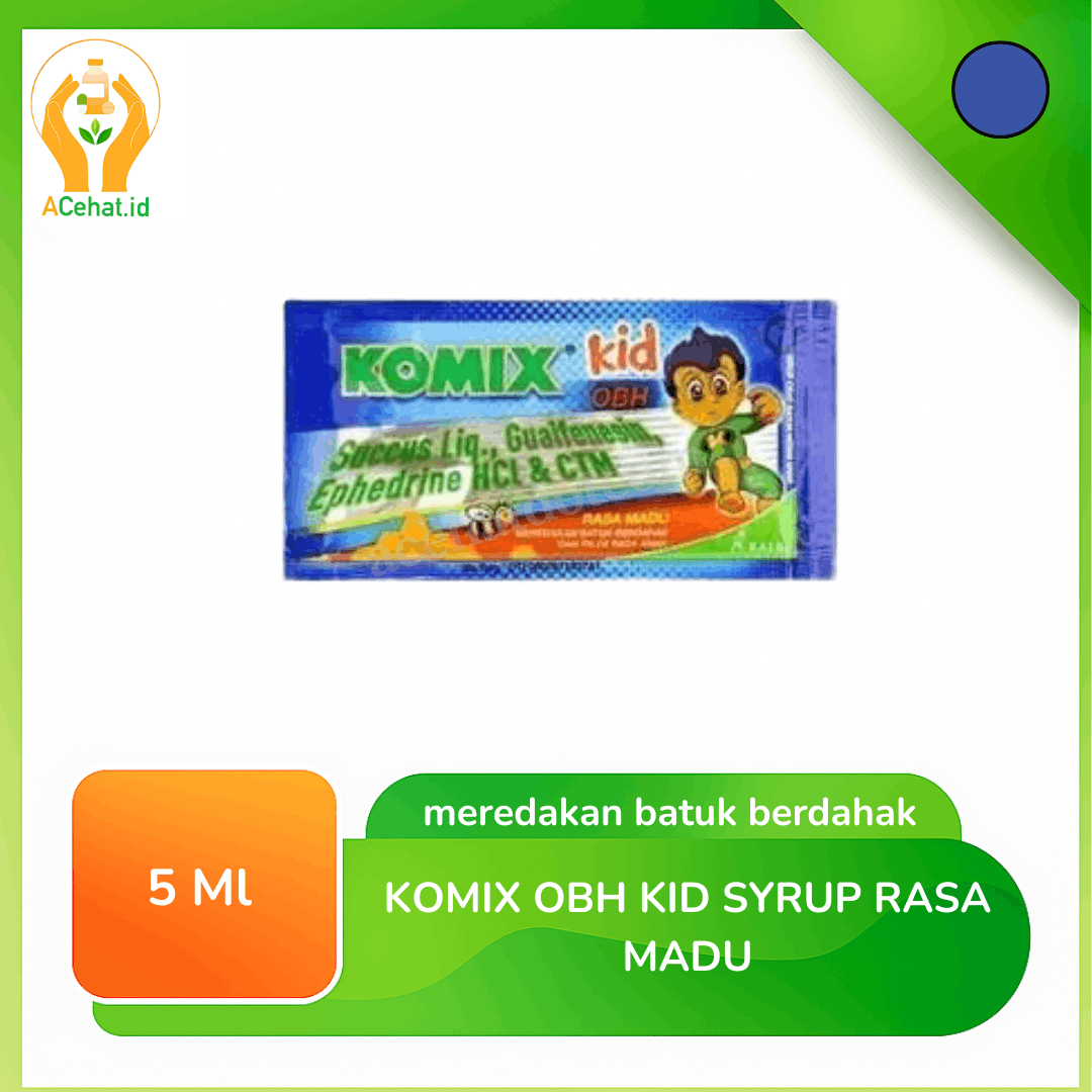 Komix OBH Kid Sirup Rasa Madu 5 ml