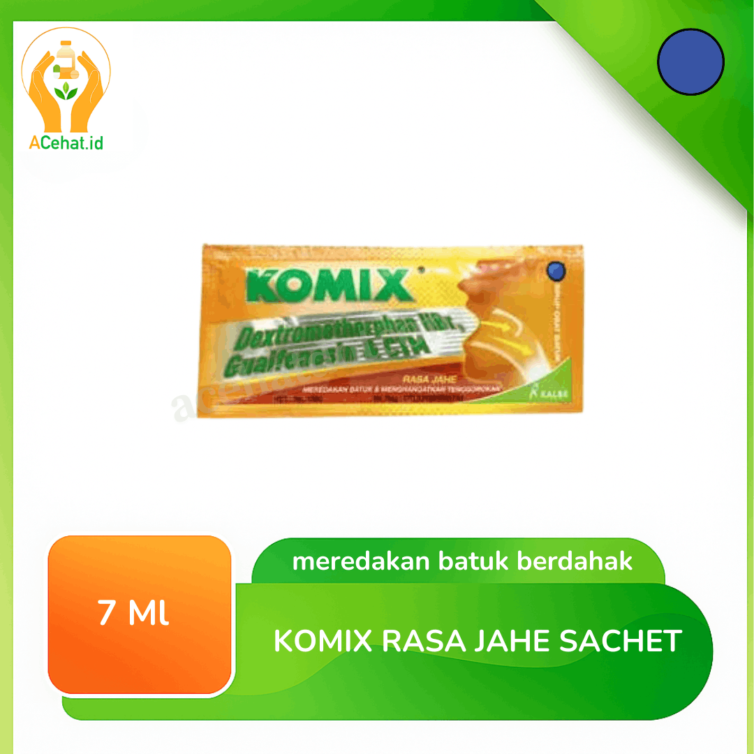 Komix Rasa Jahe Sachet 7 ml