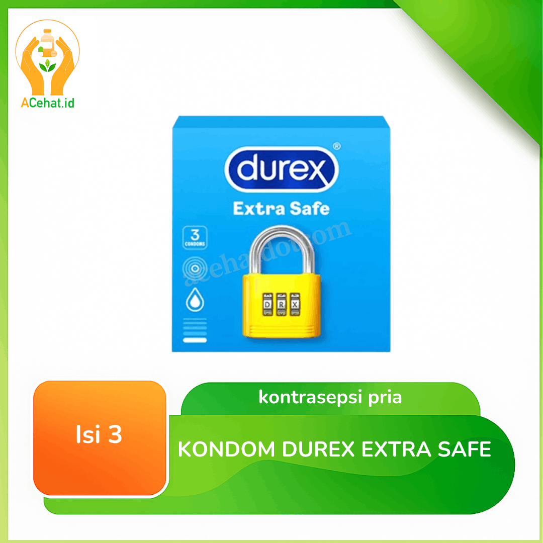 Kondom Durex Extra Safe Isi 3