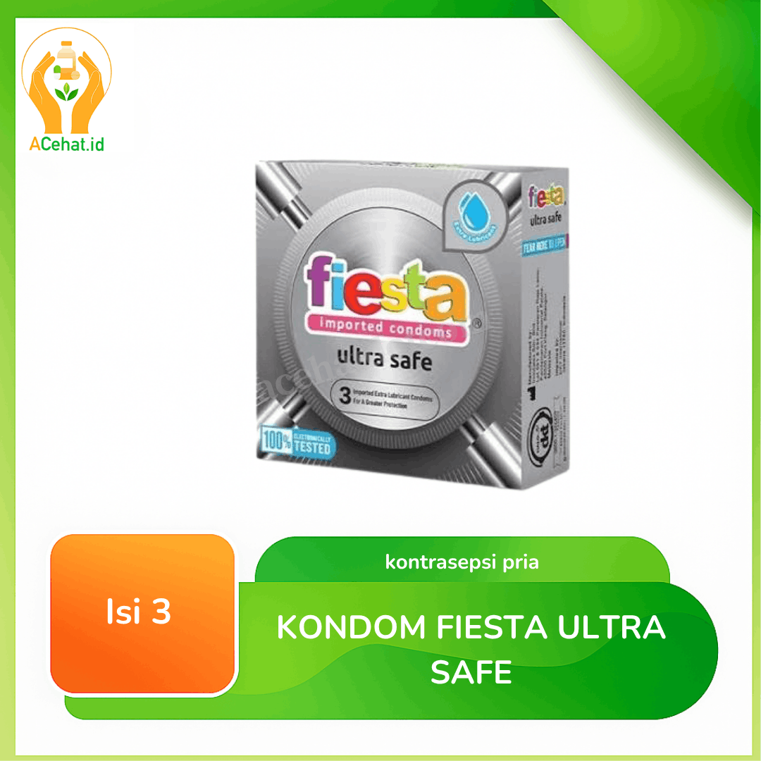 Kondom Fiesta Ultra Safe Isi 3