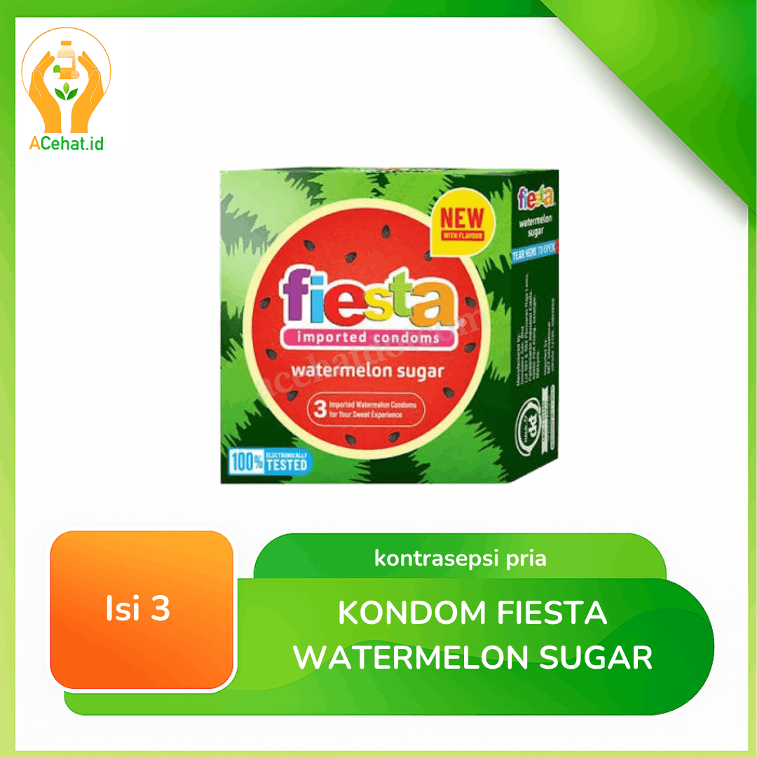 Kondom Fiesta Watermelon Sugar Isi 3