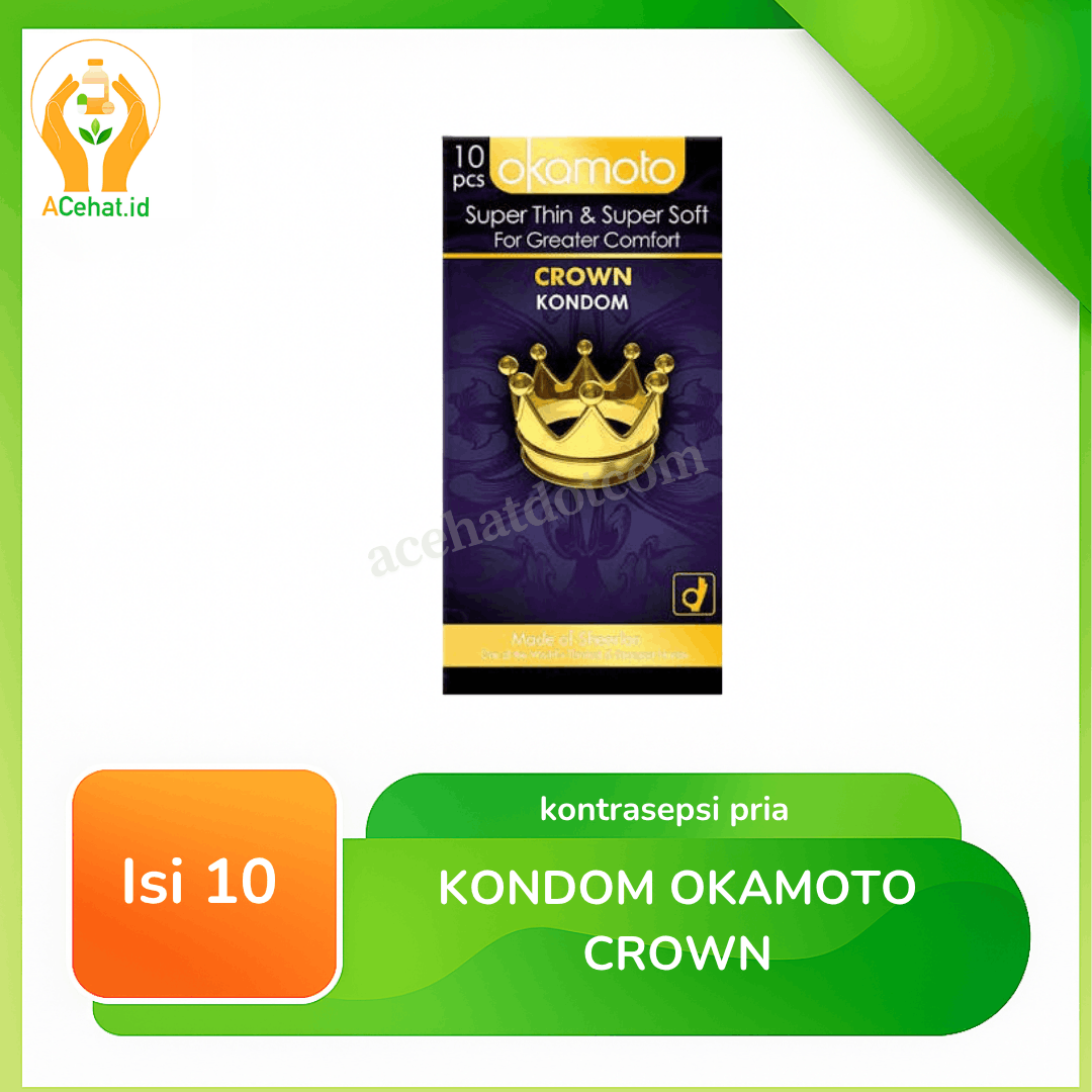 Kondom Okamoto Crown Isi 10