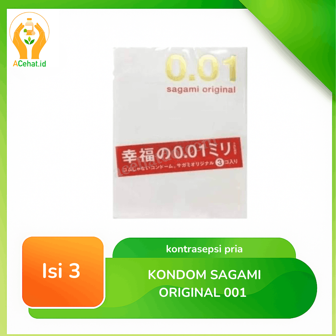 Kondom Sagami Original 001 3 Pieces