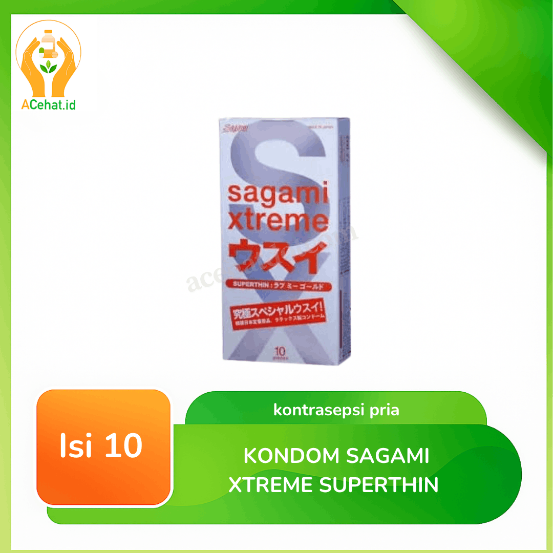 Kondom Sagami Xtreme Superthin Isi 10
