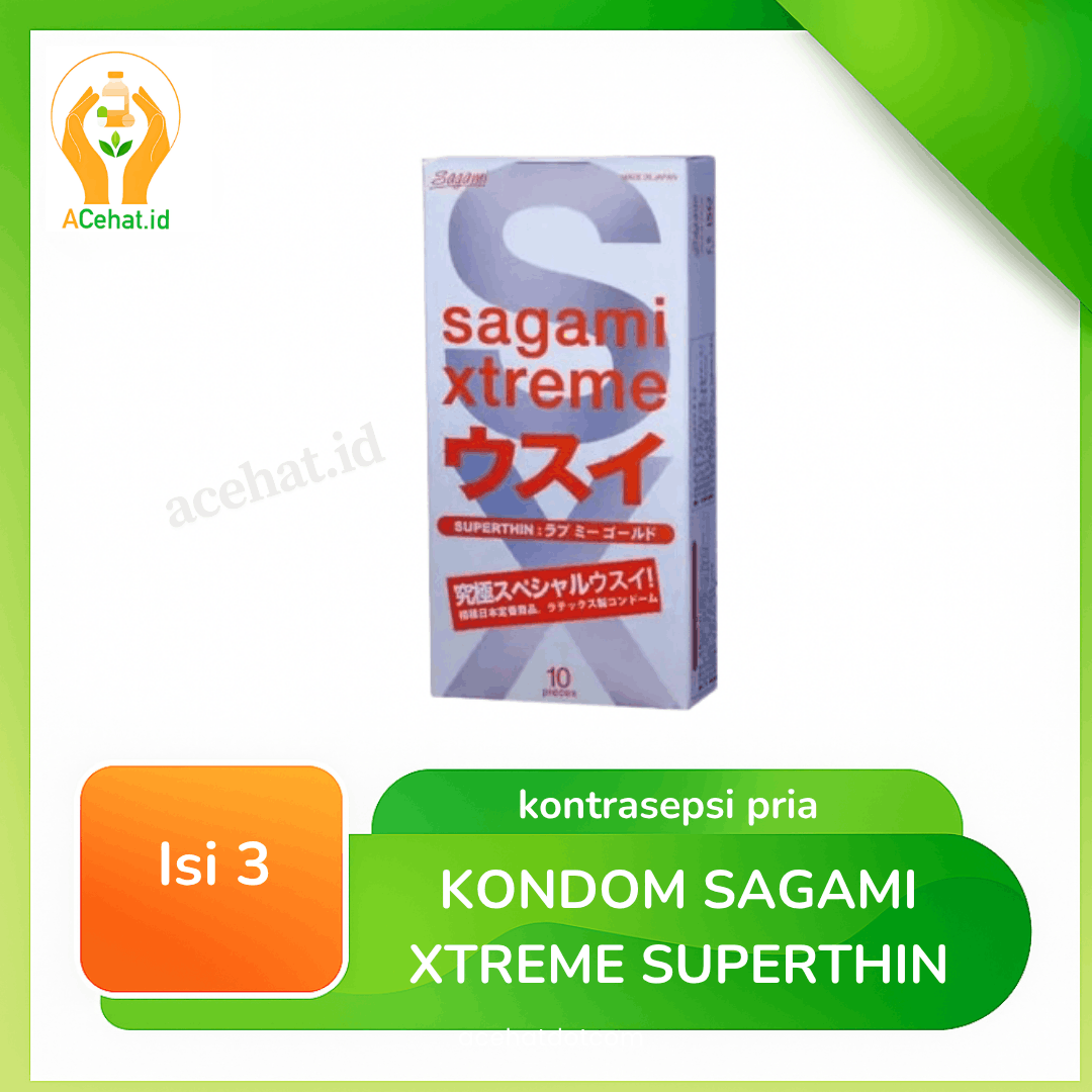Kondom Sagami Xtreme Superthin Isi 3