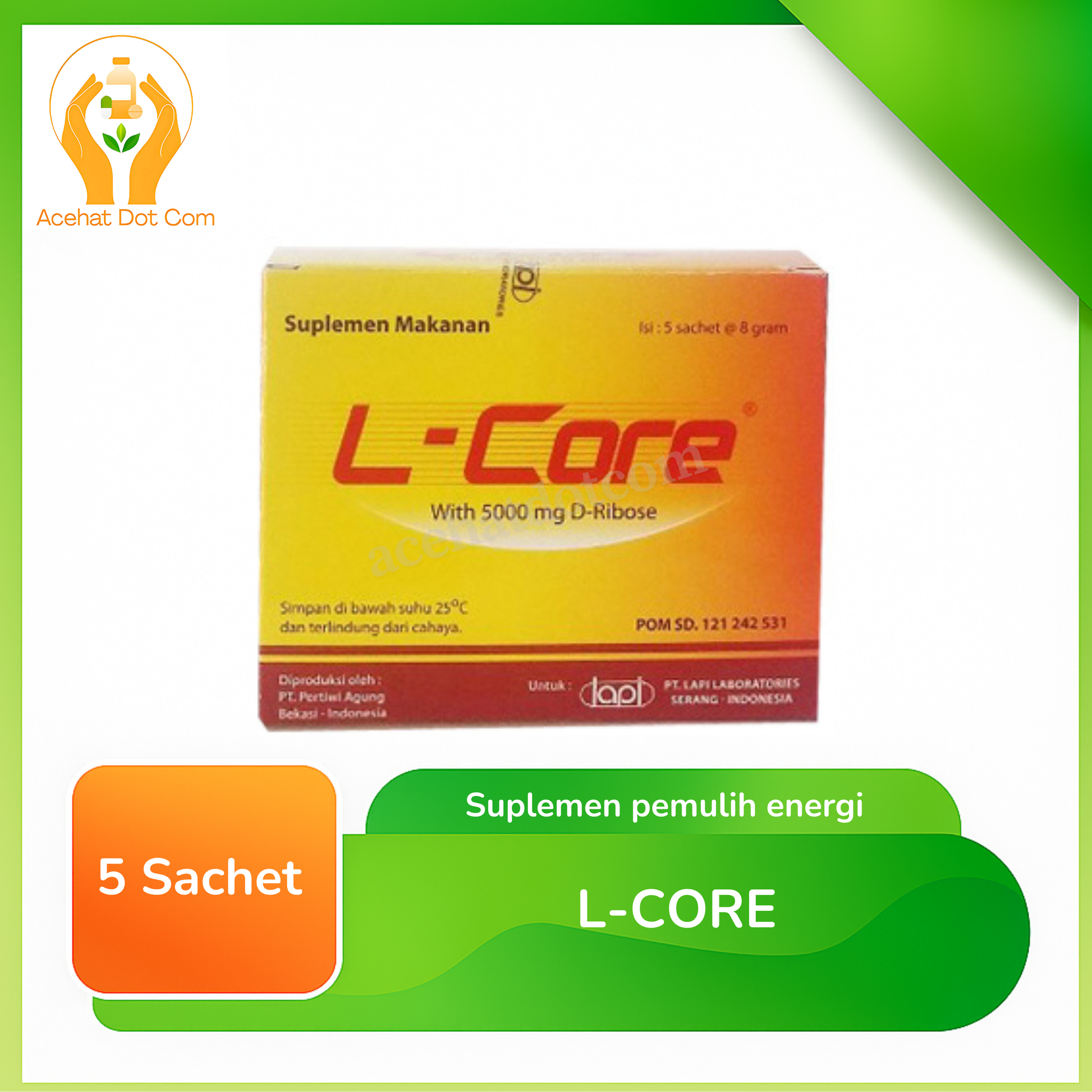 L - CORE 5 SACHET @8 GR